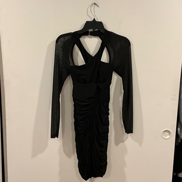 Club L London Black Long Sleeve Dress - Picture 2 of 10